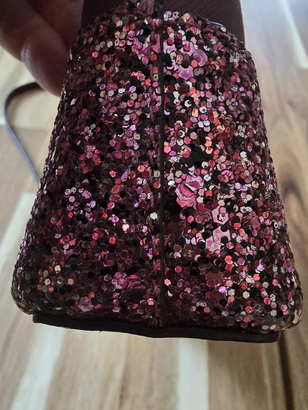 kate spade Plum Two-Tone Glitter Crossbody